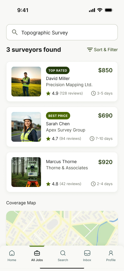 Client request dashboard